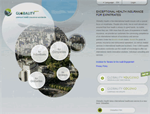 Tablet Screenshot of globality-health.com